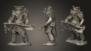 Military figurines Draugr Mushroom Warriors 3d model
