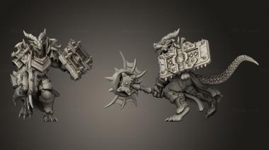 Military figurines Drakkisath Wyrm Spawn Hoardstone Lair Dragon egg 3d model
