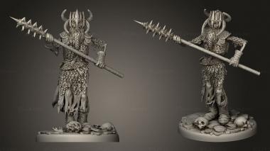 Military figurines draugr king olaf 3d model