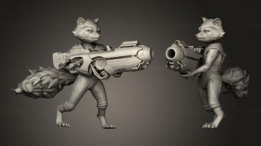 Military figurines drax 3d model