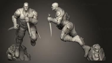 Military figurines drax 3d model