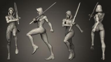 Military figurines drax 3d model
