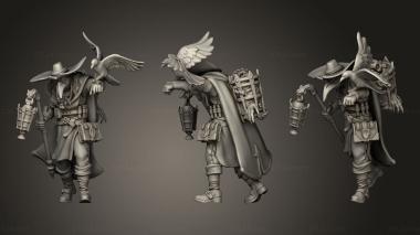 Military figurines dr corvus drcorvuspose 3d model