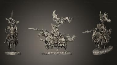 Military figurines Dread Hussars 3d model