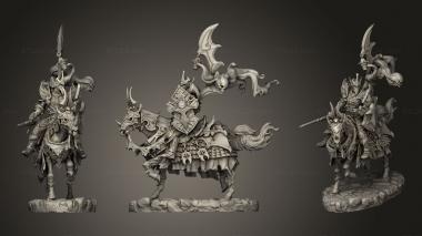 Military figurines Dread Hussars 3d model