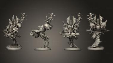 Military figurines Azurite Strikers  02 3d model