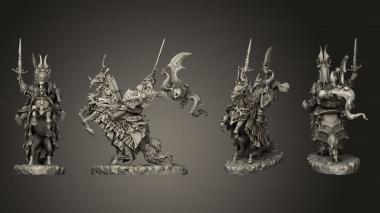 Military figurines Dread Hussars 3d model