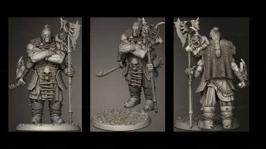 Military figurines Drenosh The God Infinity Void Boss 3d model