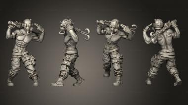 Military figurines CRAZY MIND VANDAL 3d model
