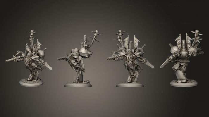 Military figurines (Azurite Strikers  03, STKW_3054) 3D models for cnc