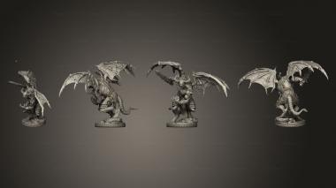 Military figurines Azvameth gargoyle 3d model