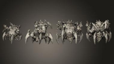 Military figurines b 25 archnophobia egg 3d model