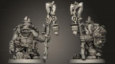 Military figurines Druid turtle 3d model
