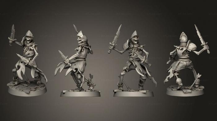 Military figurines (b 25 catacombs arrows, STKW_3058) 3D models for cnc