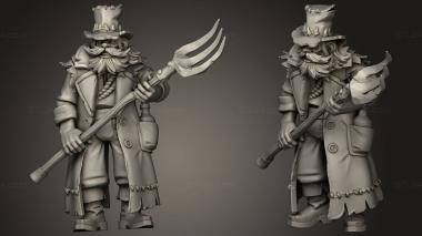 Military figurines The Dark Secrets Graywood village Angry fer 3d model