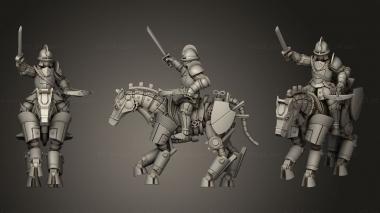 Military figurines Automa Cavalry bow 3d model