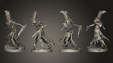 Military figurines b 25 catacombs cobblestone 3d model