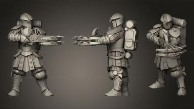 Military figurines City Guard Shotbow 3d model