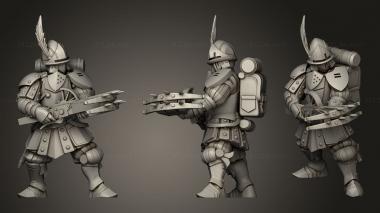 Military figurines City Guard Shotbow 3d model