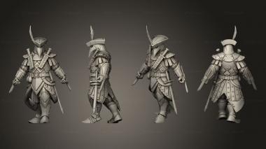 Military figurines Master Assassin 3d model