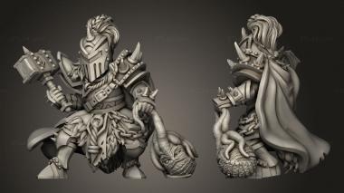 Military figurines Duergar Captain 3d model