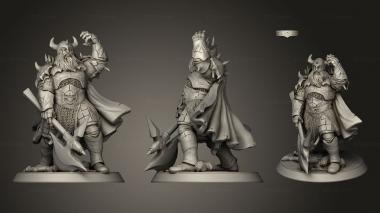 Military figurines Duergar End 3d model