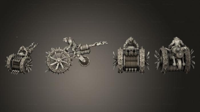 Military figurines (BACK WHEEL CHASIS L, STKW_3062) 3D models for cnc
