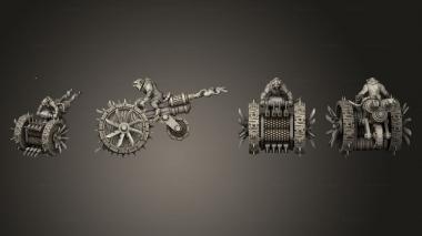 Military figurines BACK WHEEL CHASIS L 3d model