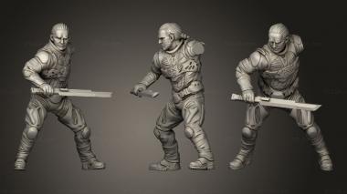 Military figurines Idaho declan 3d model