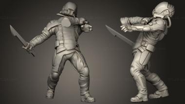 Military figurines Idaho declan 3d model