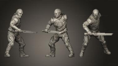 Military figurines Idaho declan 3d model
