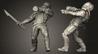 Military figurines Idaho declan 3d model