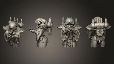 Military figurines Balistic Pianistfor Organ Tanks 3d model