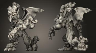 Military figurines Shadow Air Mephit 3d model