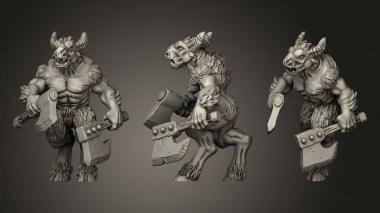 Military figurines Shadow Axes 3d model