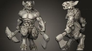 Military figurines Shadow Axes 3d model
