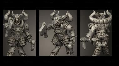 Military figurines Shadow Beard 3d model