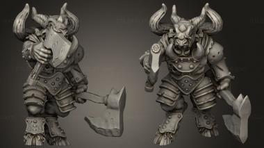 Military figurines Shadow Beard 3d model