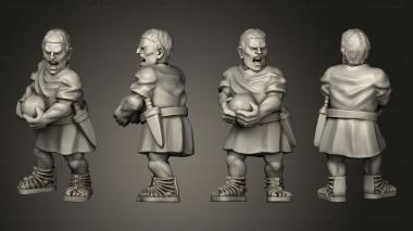 Military figurines BALLISTA CREW B 3d model