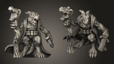 Military figurines Shadow Druid 3d model