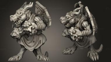 Military figurines Shadow Druid 3d model