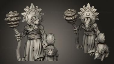 Military figurines Shadow Druid 3d model