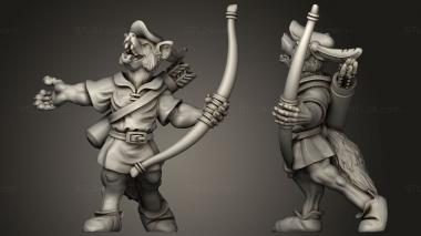 Military figurines Shadow Fox Rangers 3d model
