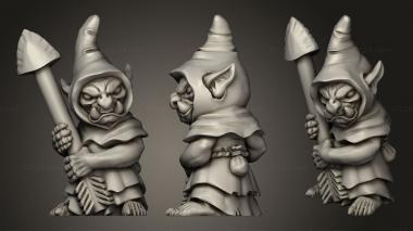 Military figurines Shadow Goblin Bolt Thrower 3d model