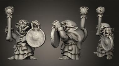 Military figurines Shadow Goblin Command Gong 3d model