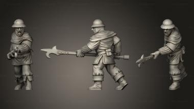 Military figurines Shadow Louca Guard 3d model