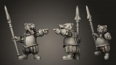 Military figurines Shadow Luca Badger Speen 3d model