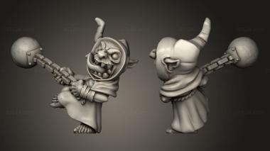 Military figurines Shadow Luca Goblins Ball Chain 3d model