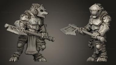 Military figurines Shadow Luca our Weapons Wolfen 3d model