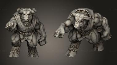 Military figurines Shadow Minotaurs Bouncer 3d model